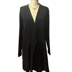 Anne Klein Black Open Front Cardigan.wt1996